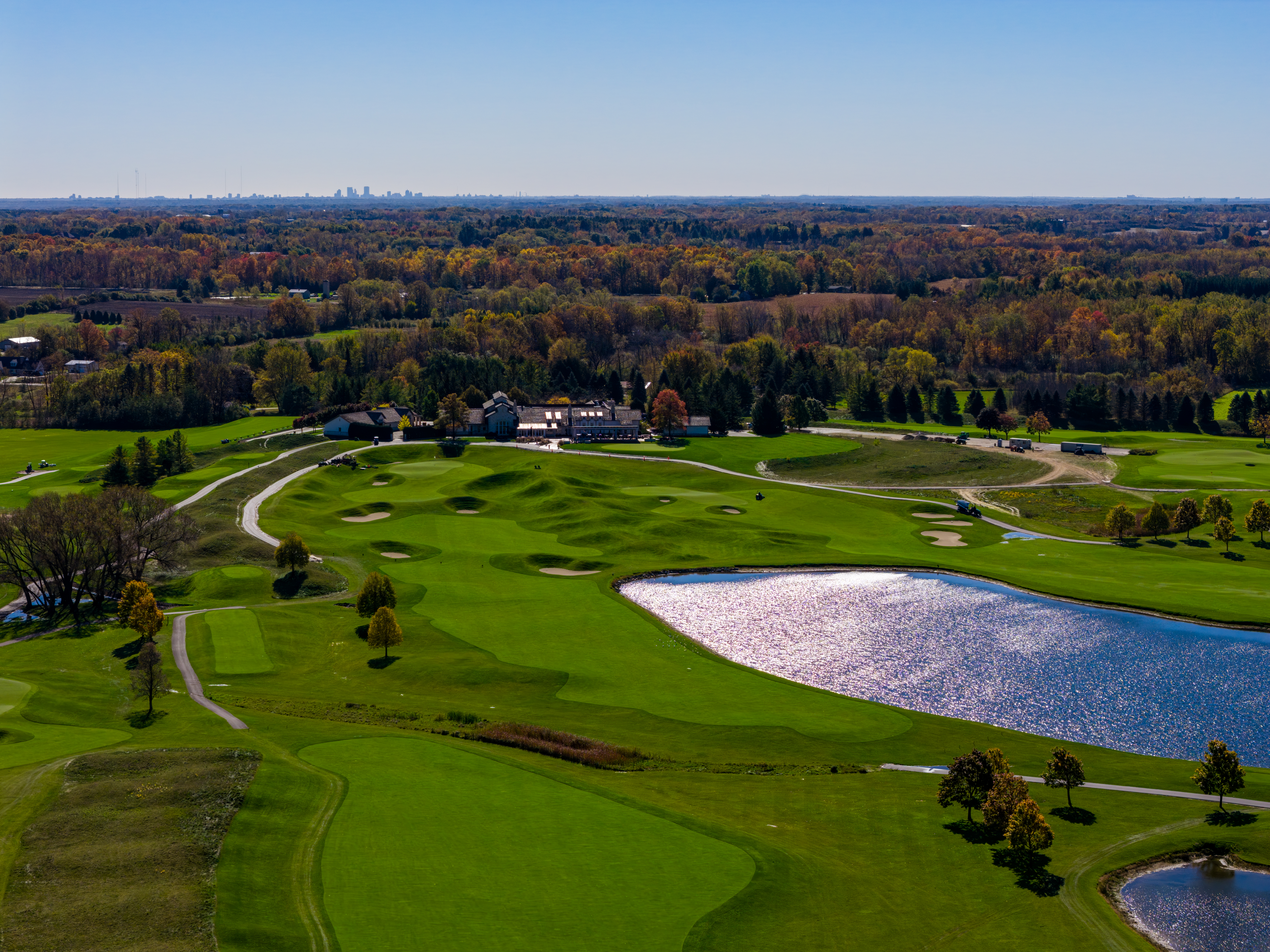 Fall photography by Paul Seifert of WiscoGolfAddict.com at Hidden Glen Golf Club in Cedarburg, Wisconsin